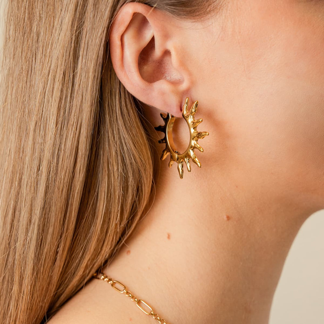 Pendientes Coast Serai Dorado Anartxy