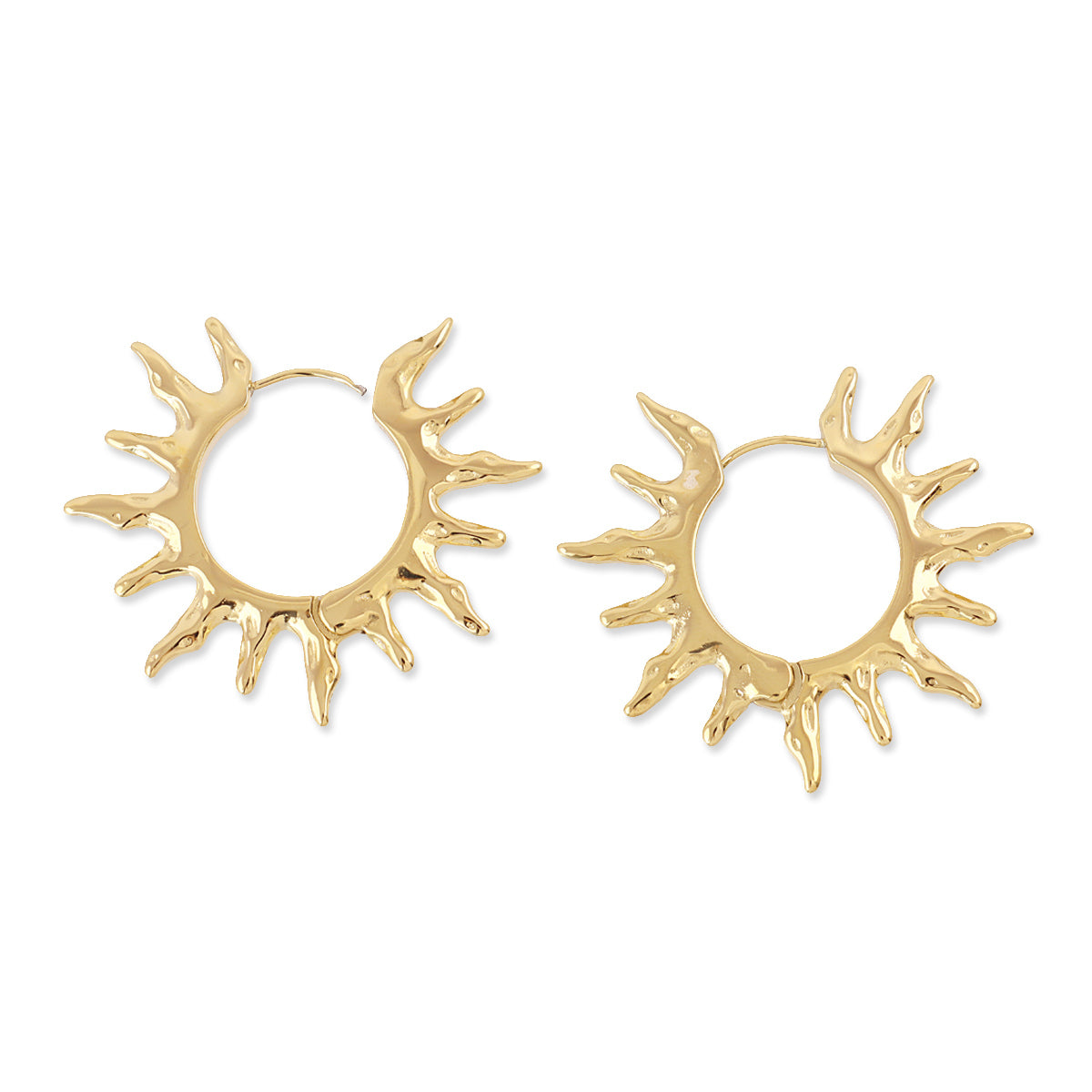 Pendientes Coast Sunbeam Dorado Anartxy