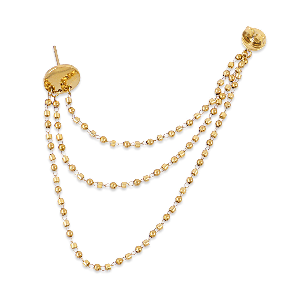 Pendientes Rainfall Aurora Dorado Anartxy