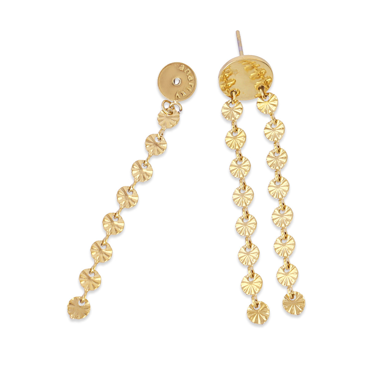 Pendientes Rainfall Rigalia Dorado Anartxy