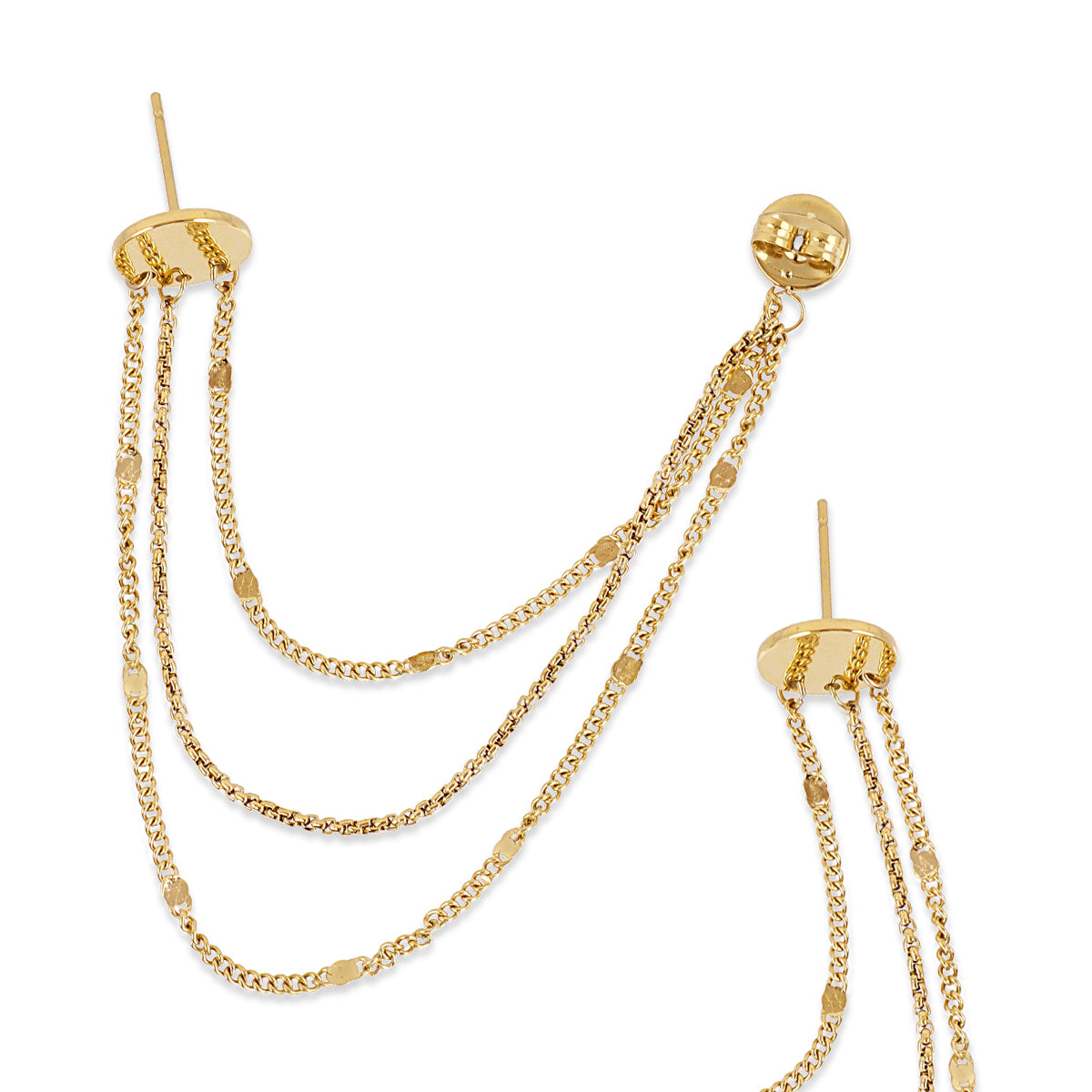 Pendientes Rainfall Elysian Dorado Anartxy