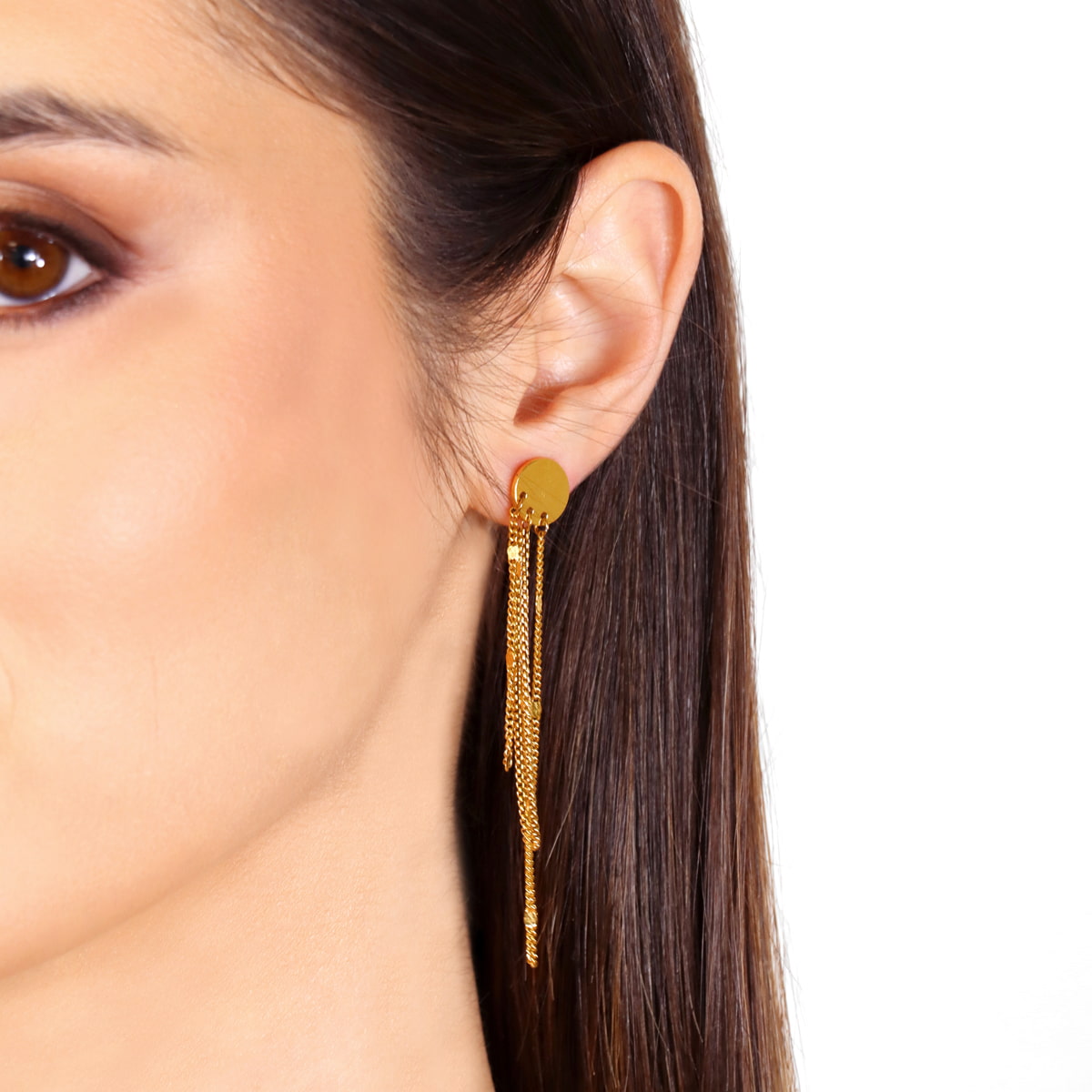 Pendientes Rainfall Elysian Dorado Anartxy