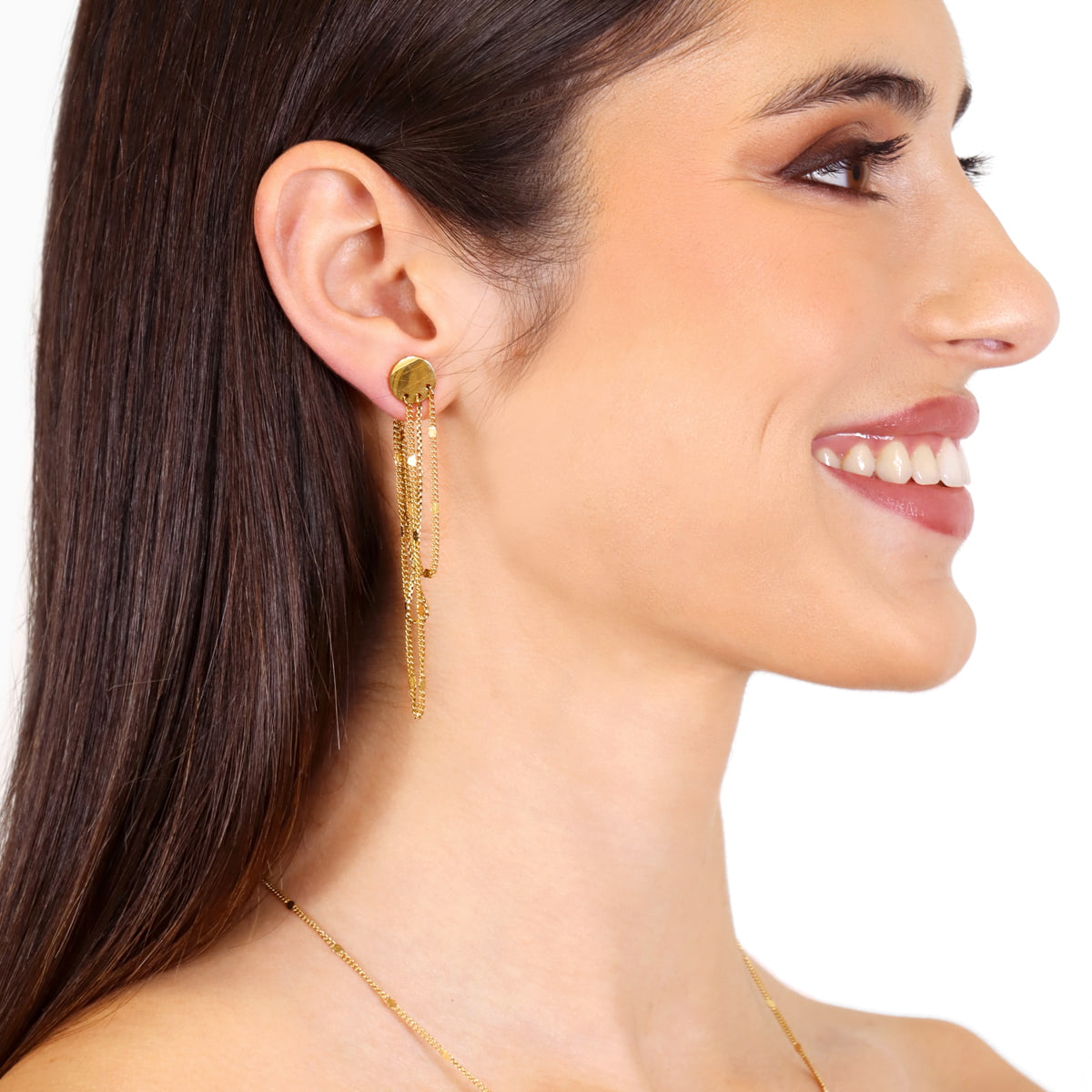 Pendientes Rainfall Elysian Dorado Anartxy