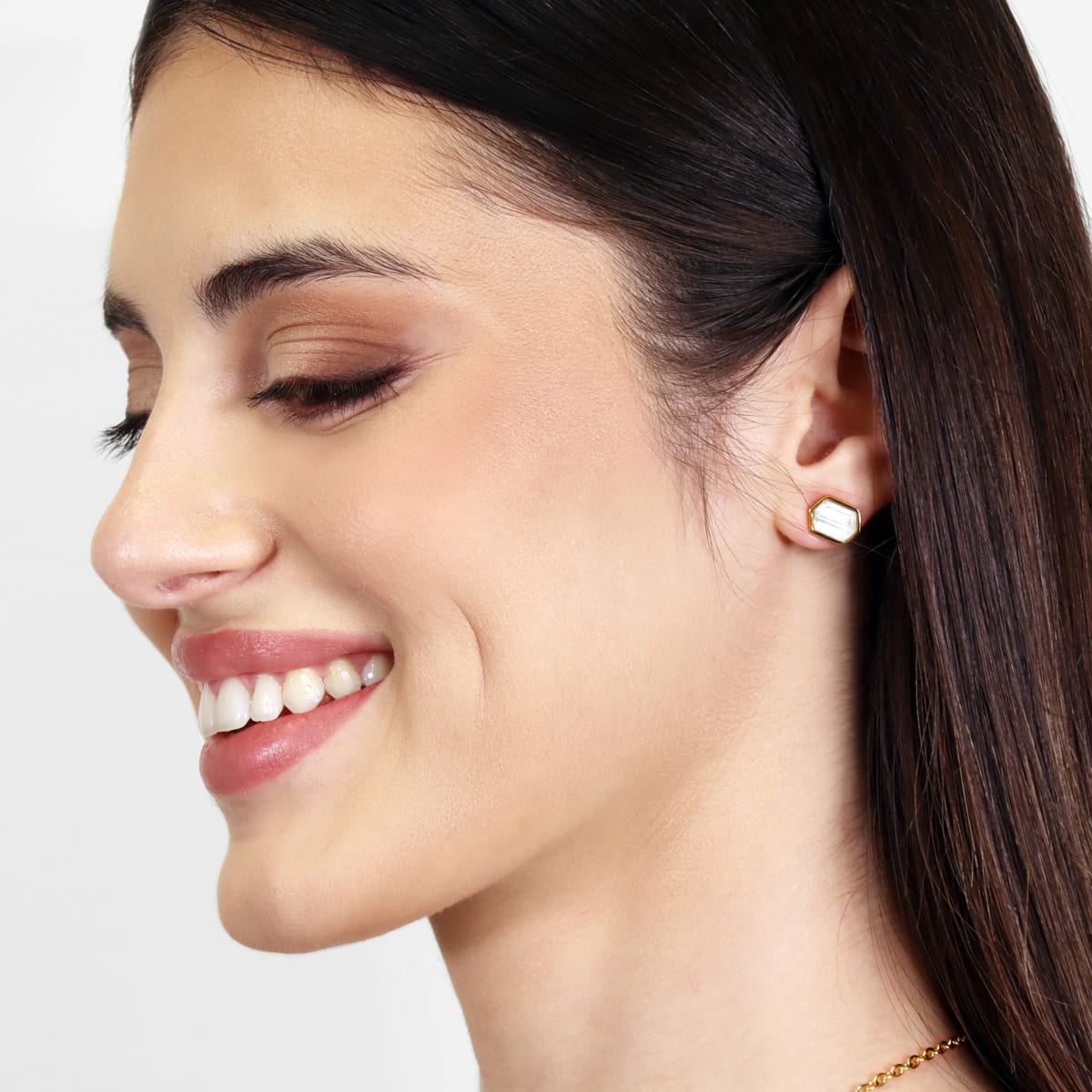 Pendientes Gleam Kaelis Blanco Anartxy