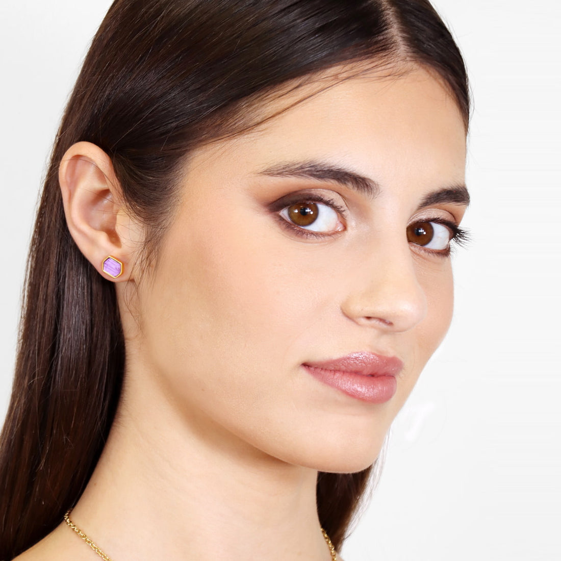 Pendientes Gleam Kaelis Morado Anartxy