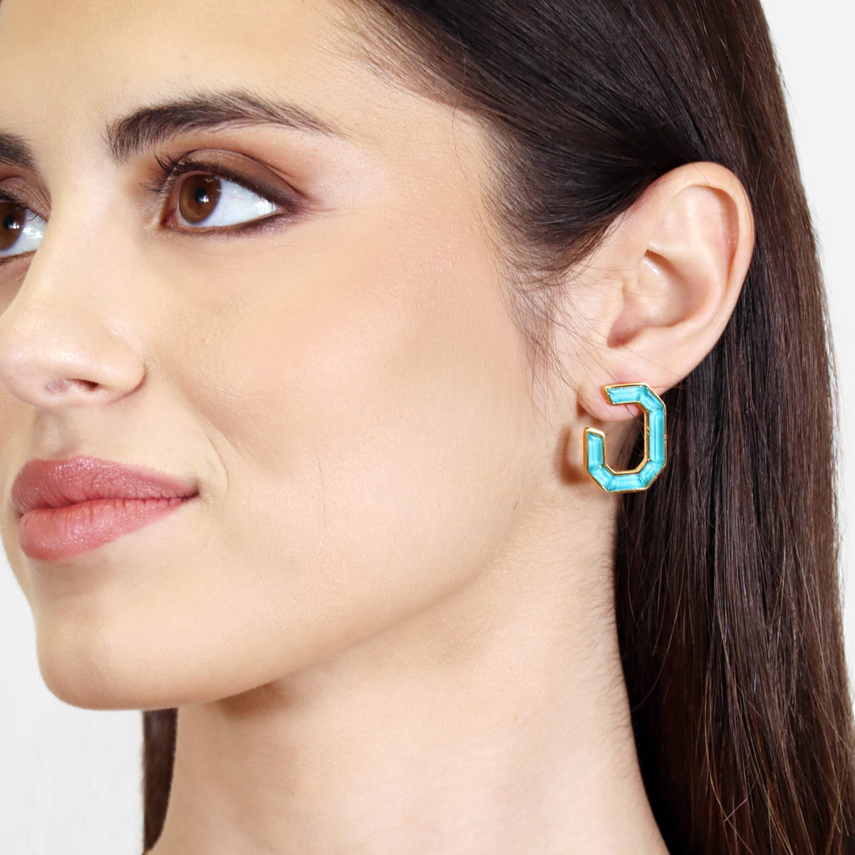 Pendientes Gleam Pryma Turquesa Anartxy