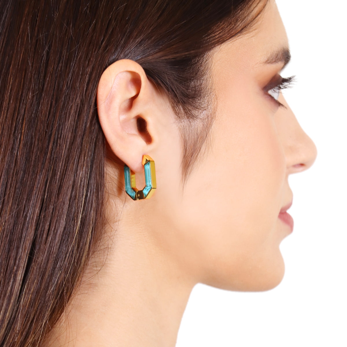 Pendientes Gleam Kaori Turquesa Anartxy