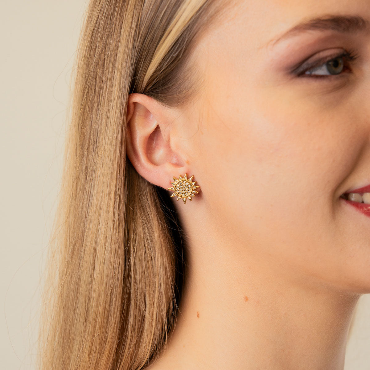 Pendientes Essentials Sunlight Dorado Anartxy