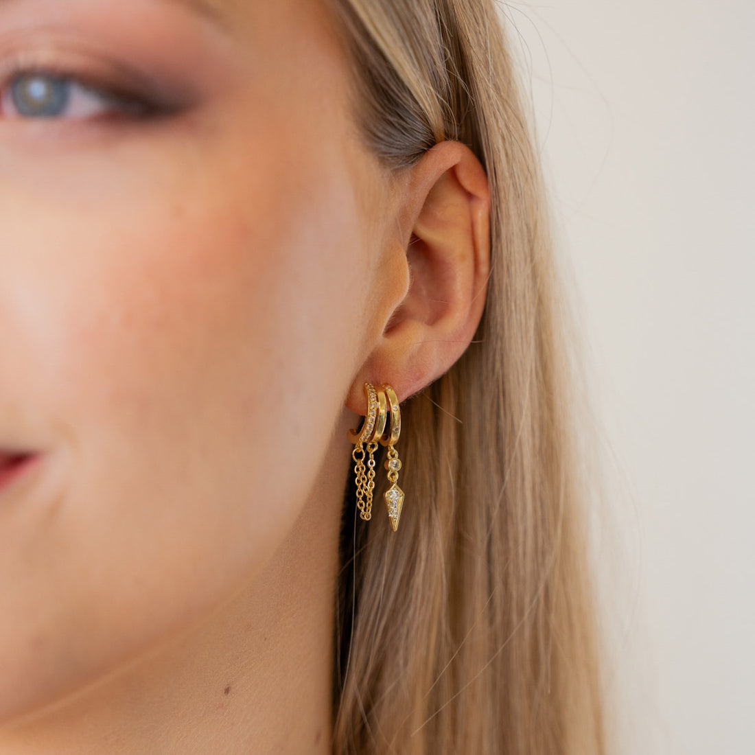 Pendientes Shine Zylo Dorado Anartxy