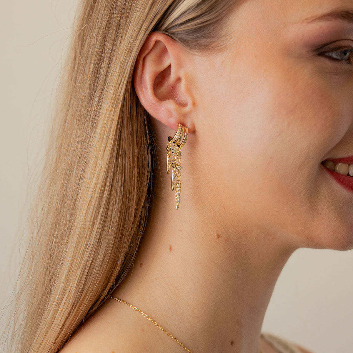 Pendientes Shine Xyra Dorado Anartxy