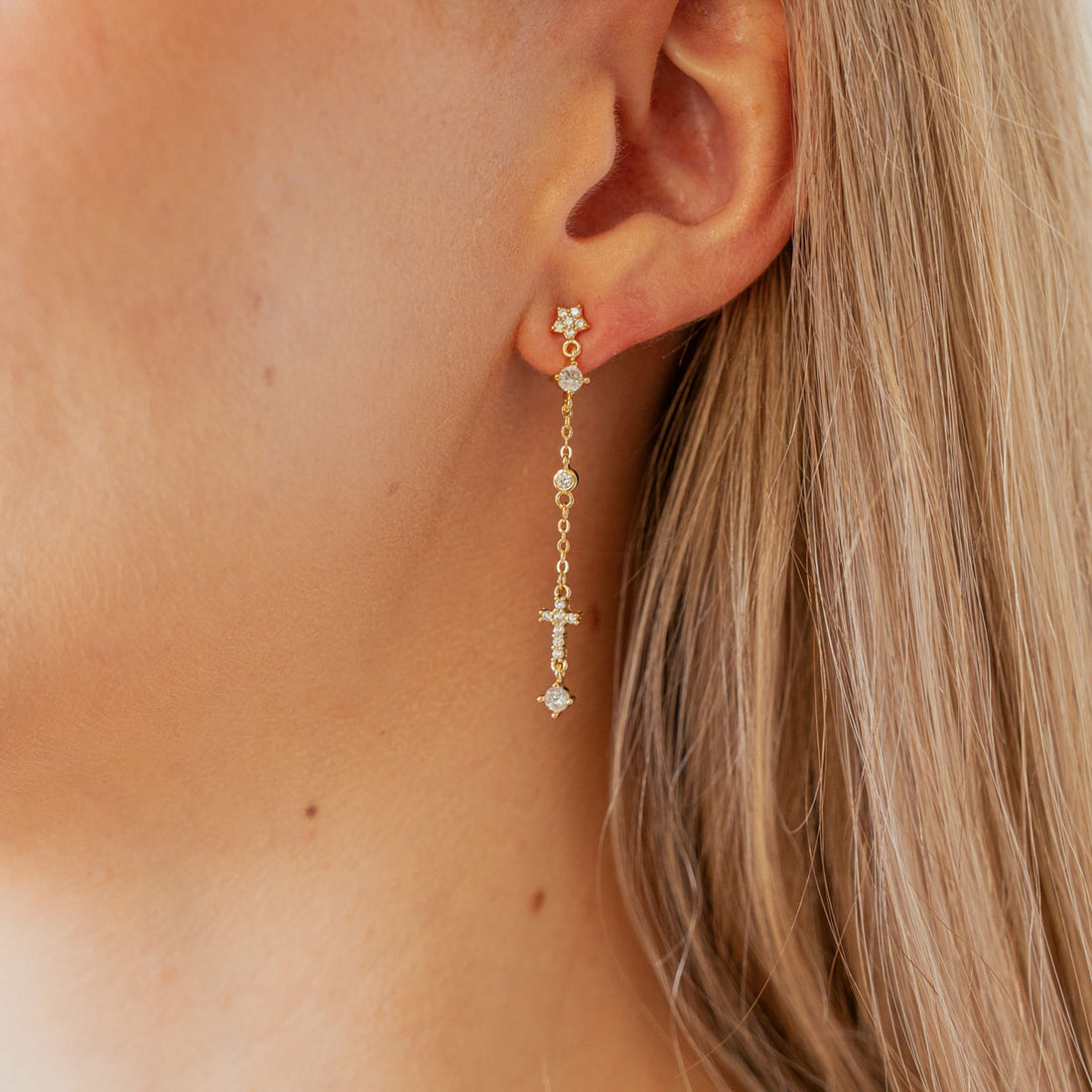 Pendientes Shine Liora Dorado Anartxy