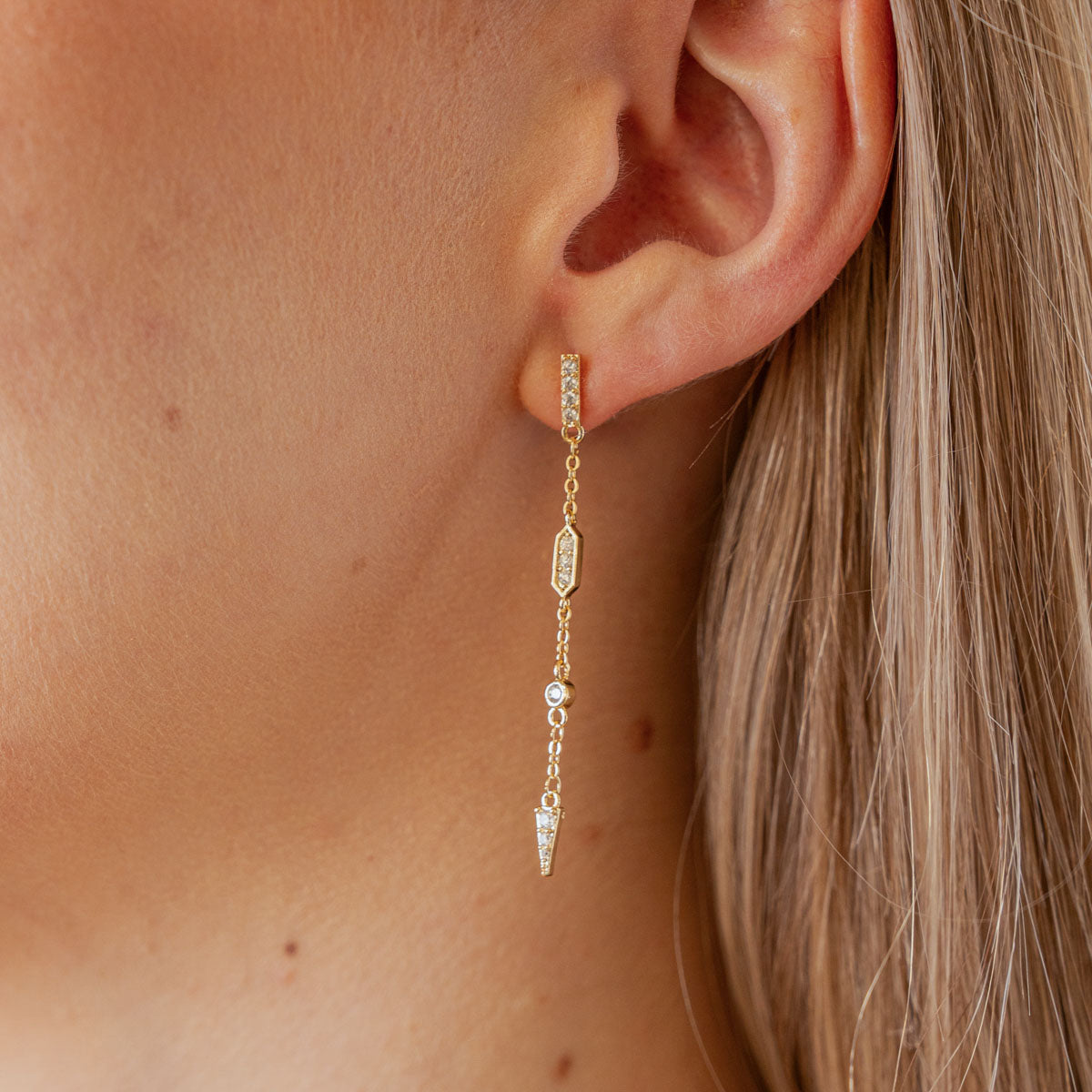 Pendientes Shine Belis Dorado Anartxy