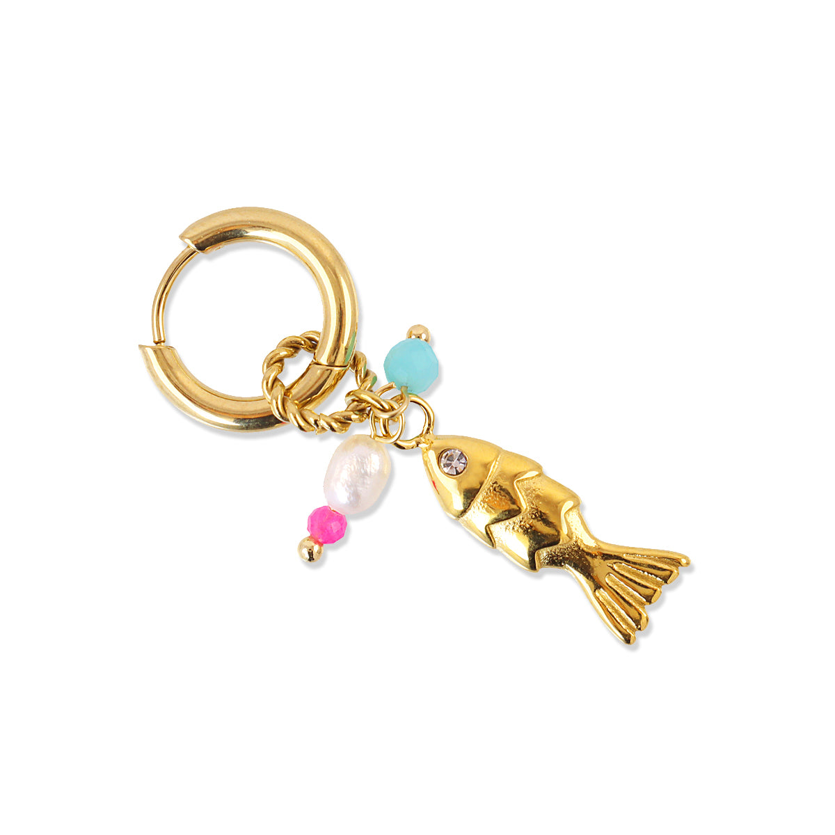 Pendientes Coast Scaley Dorado Anartxy