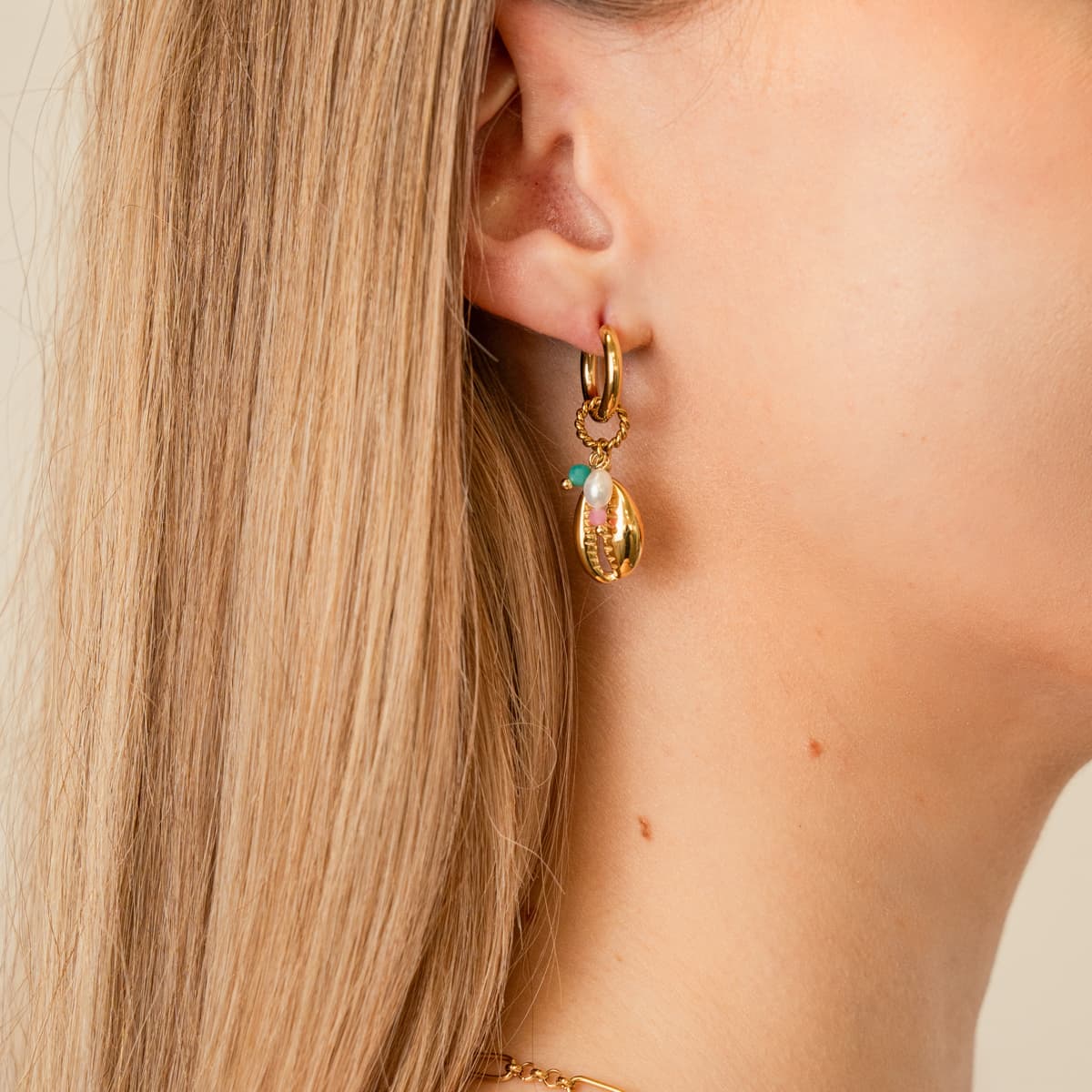 Pendientes Coast Sephira Dorado Anartxy
