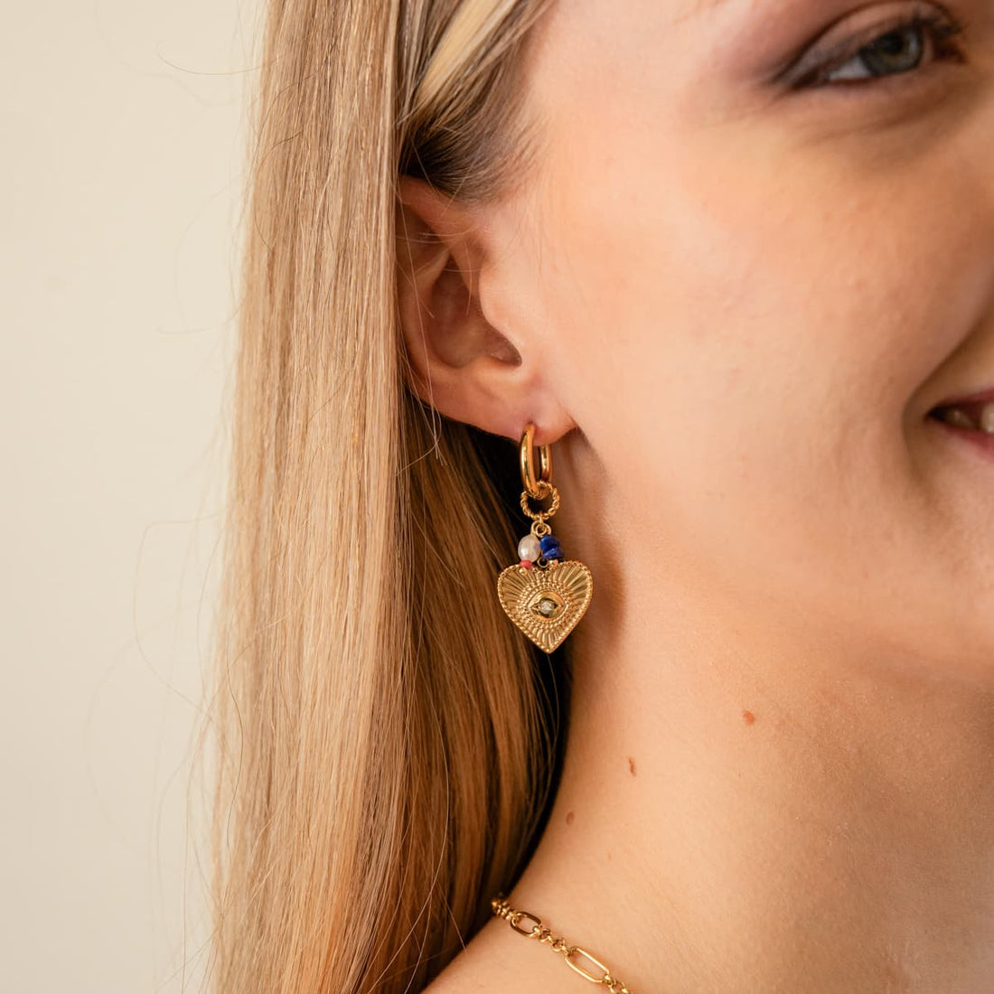Pendientes Coast Fiero Dorado Anartxy