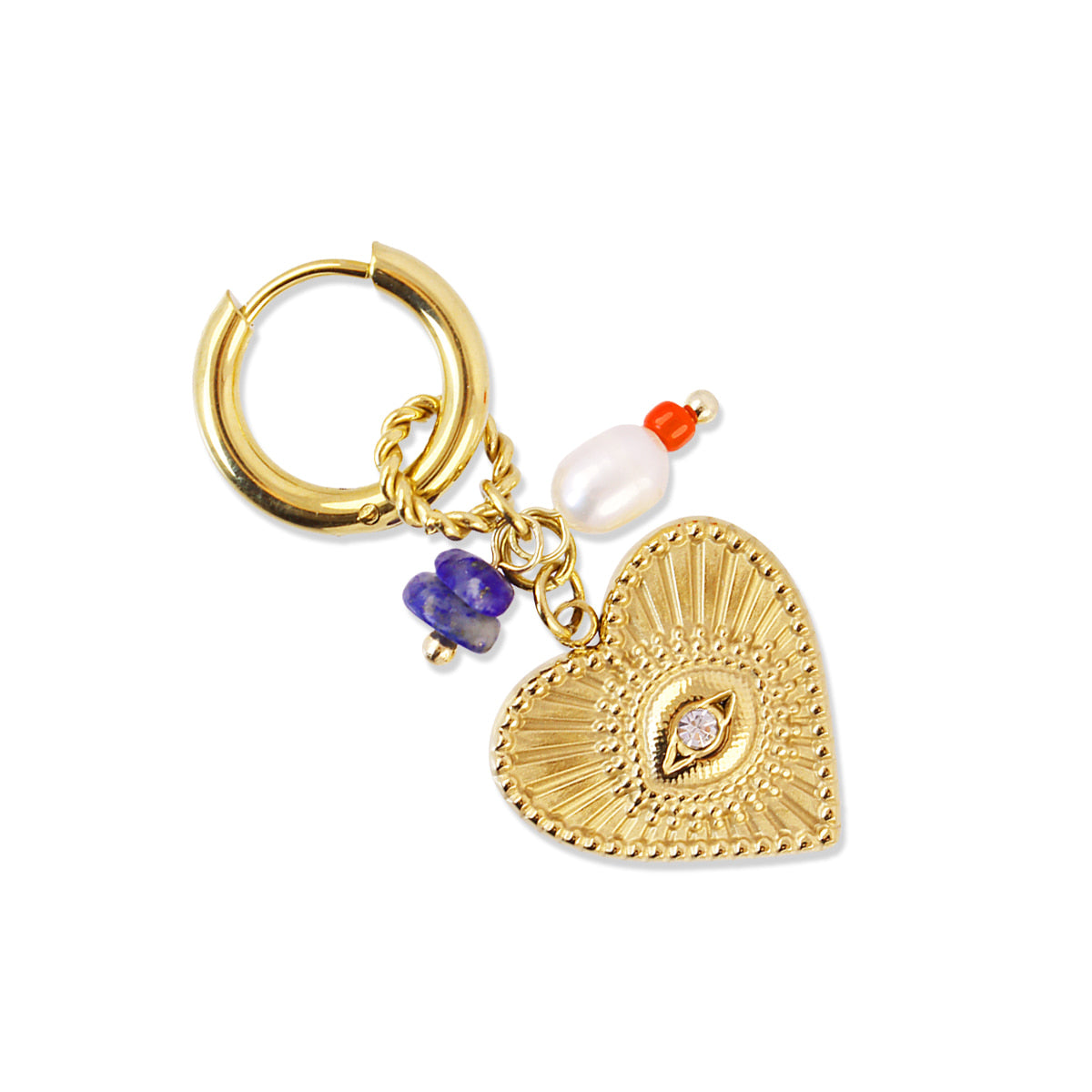 Pendientes Coast Fiero Dorado Anartxy