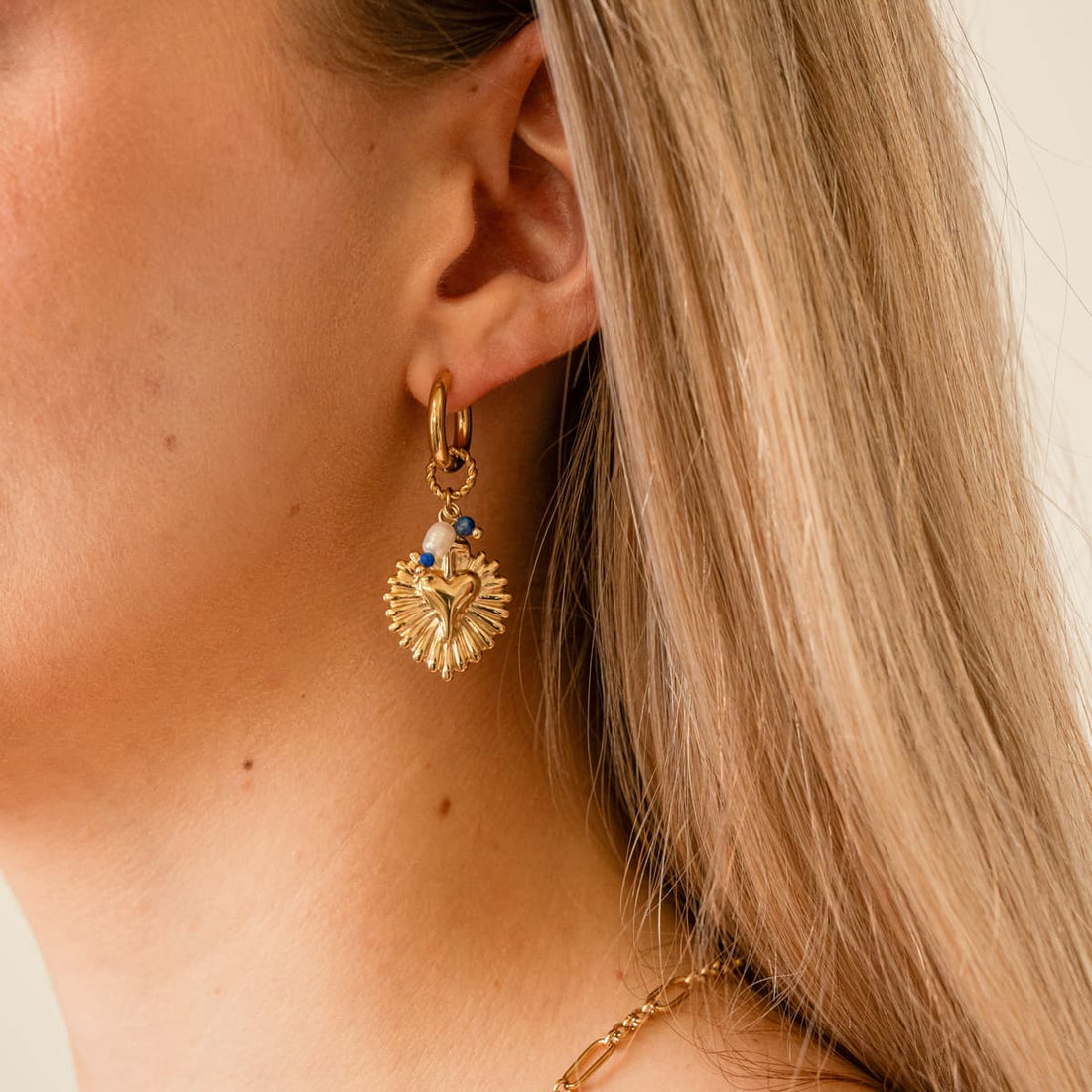 Pendientes Coast Ignis Dorado Anartxy