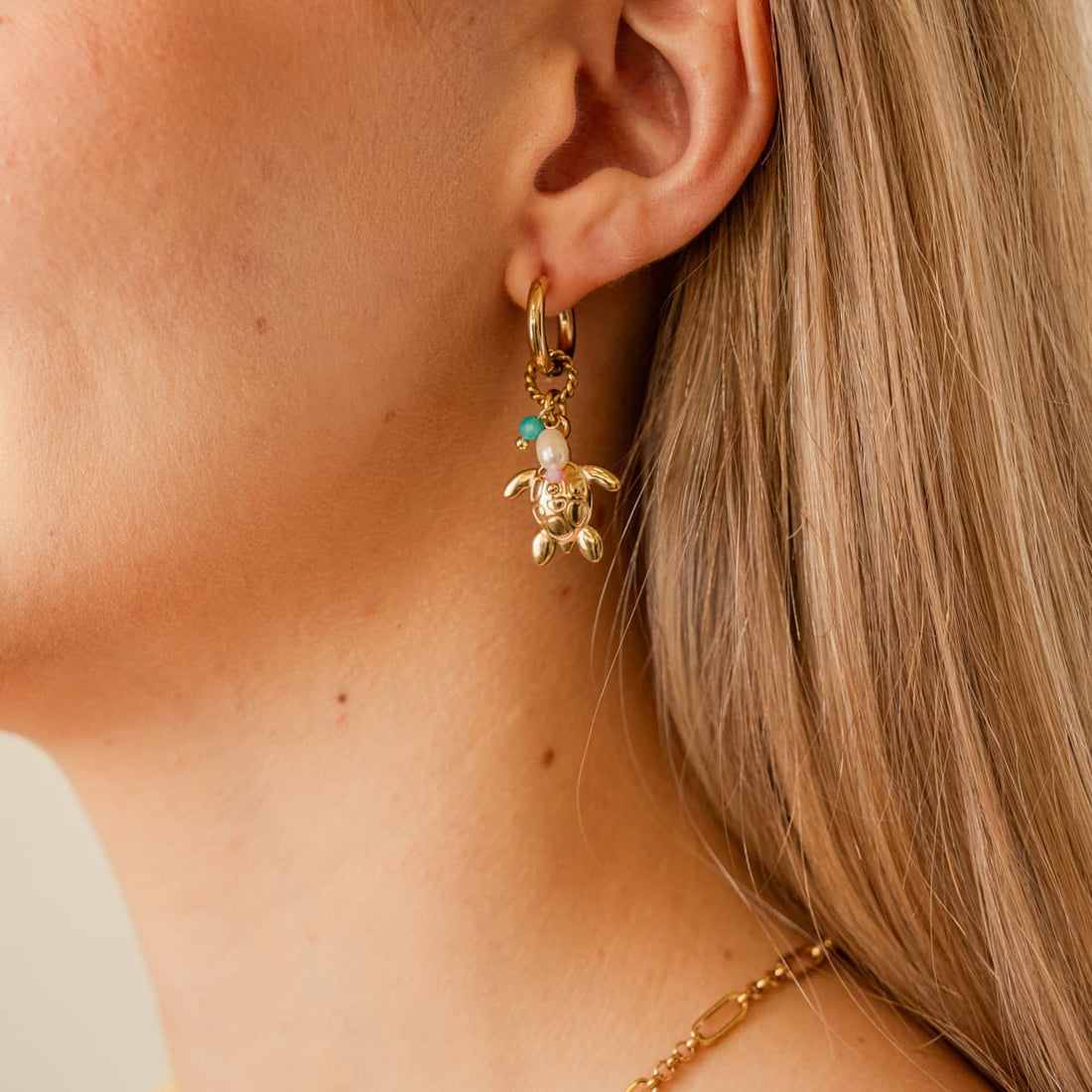 Pendientes Coast Calae Dorado Anartxy