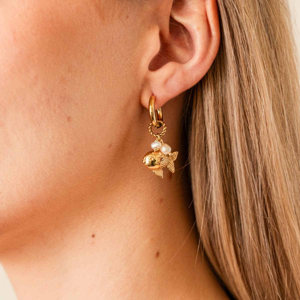 Pendientes Coast Fishy Dorado Anartxy