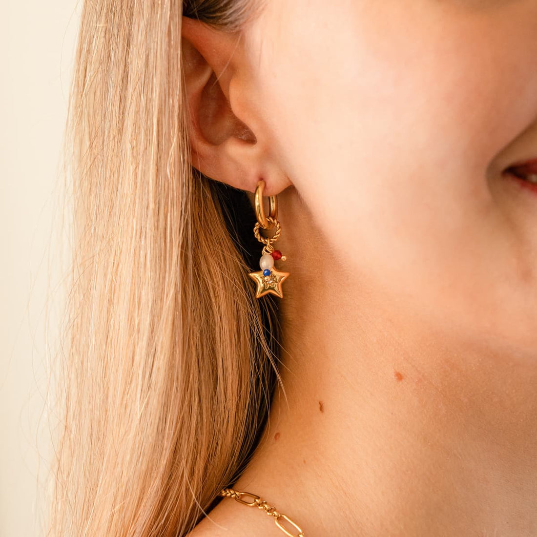 Pendientes Coast Sevara Dorado Anartxy