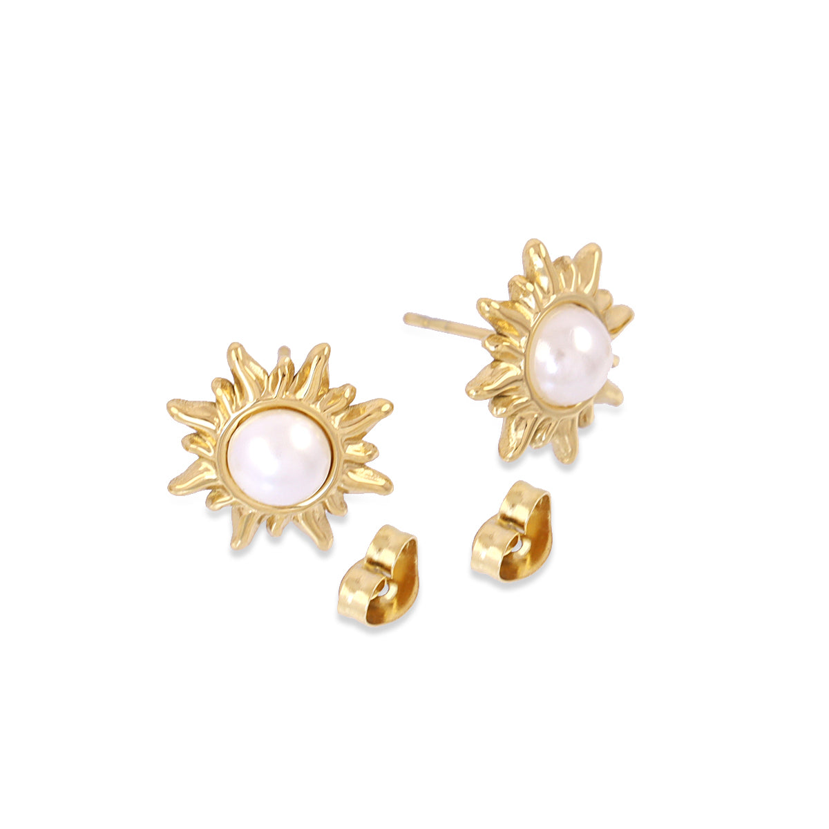 Pendientes Aqua Isola Dorado Anartxy