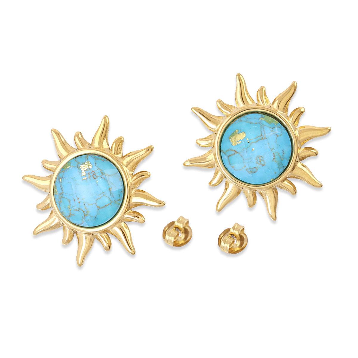 Pendientes Aqua Thalor Dorado Anartxy