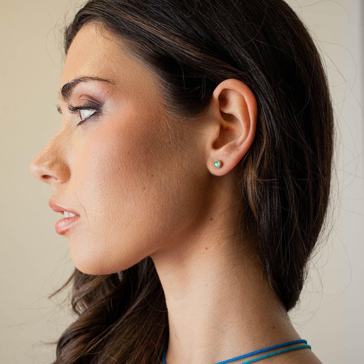 Pendientes Eternal Glintia Turquesa Anartxy