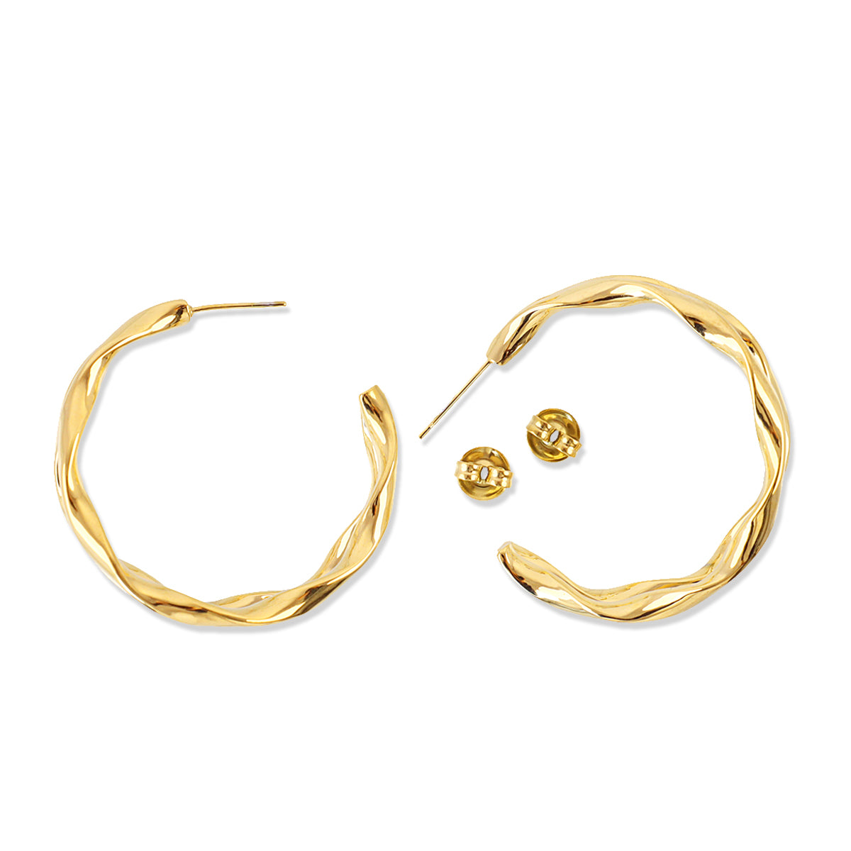 Pendientes Essentials Filo Dorado Anartxy