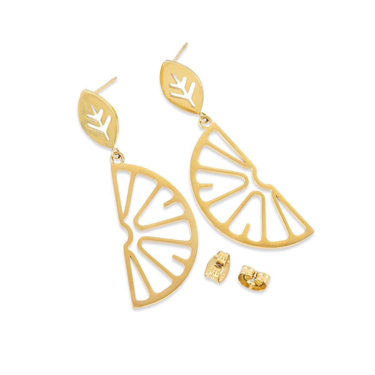 Pendientes Citrus Arome Dorado Anartxy