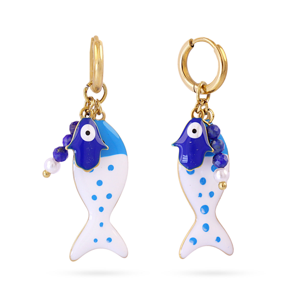Pendientes Mati Asya Turquesa Anartxy