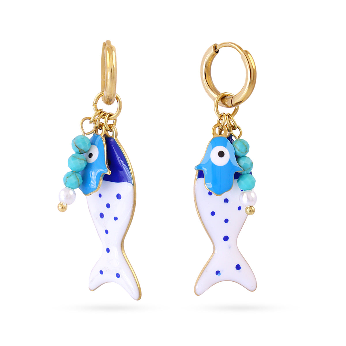 Pendientes Mati Asya Azul Anartxy