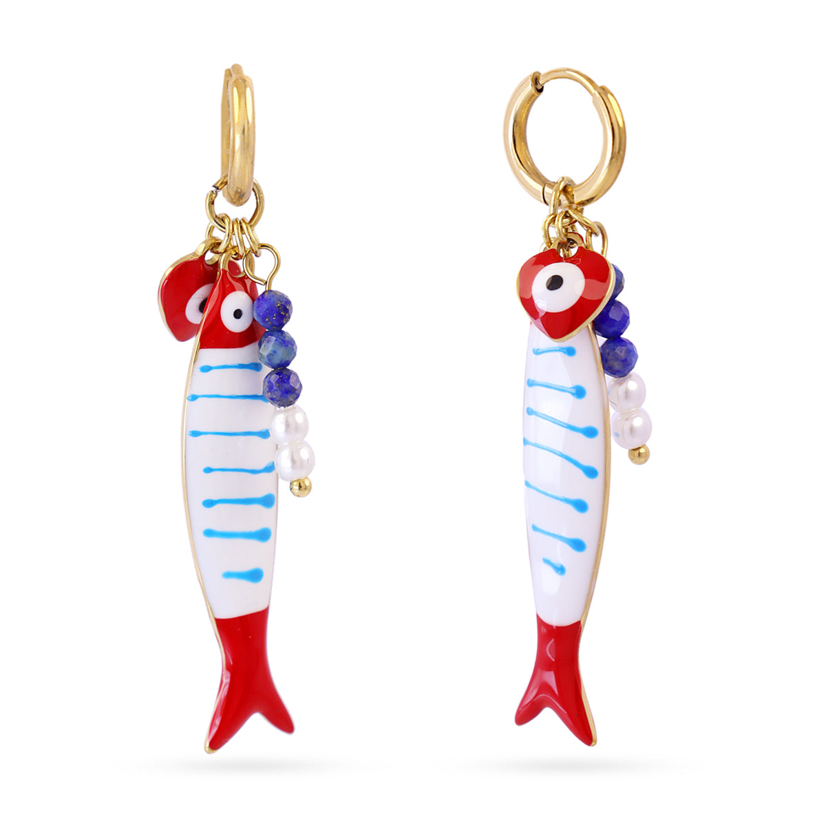 Pendientes Mati Mihra Rojo Anartxy