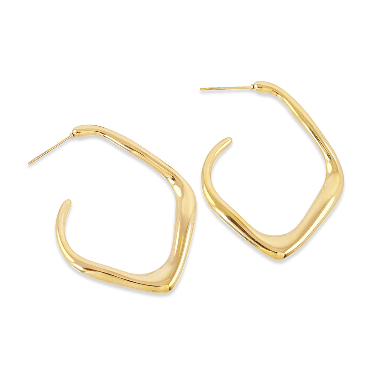 Pendientes Essentials square Dorado Anartxy