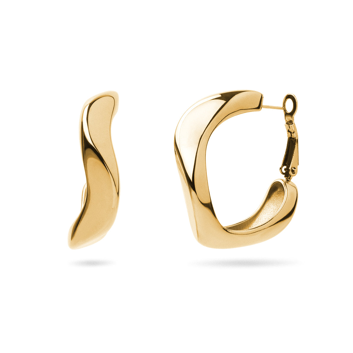 Pendientes Essentials ondas Dorado Anartxy