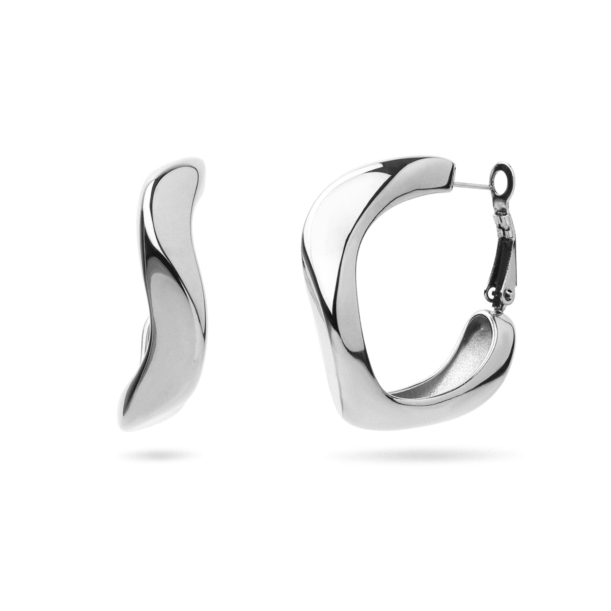 Pendientes Essentials ondas Plateado Anartxy