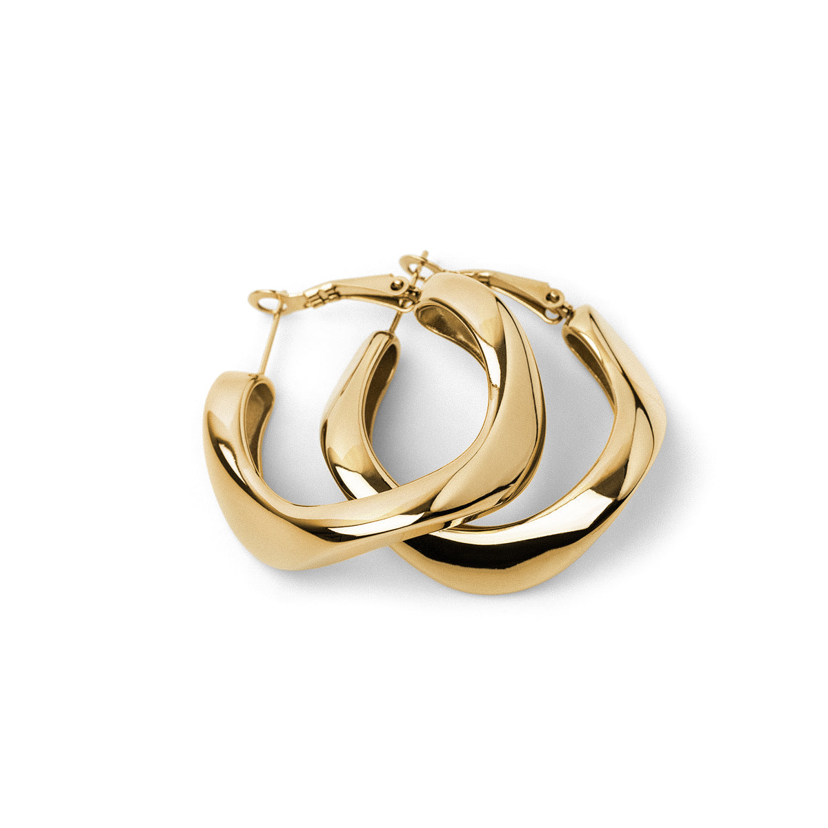 Pendientes Essentials ondas Dorado Anartxy