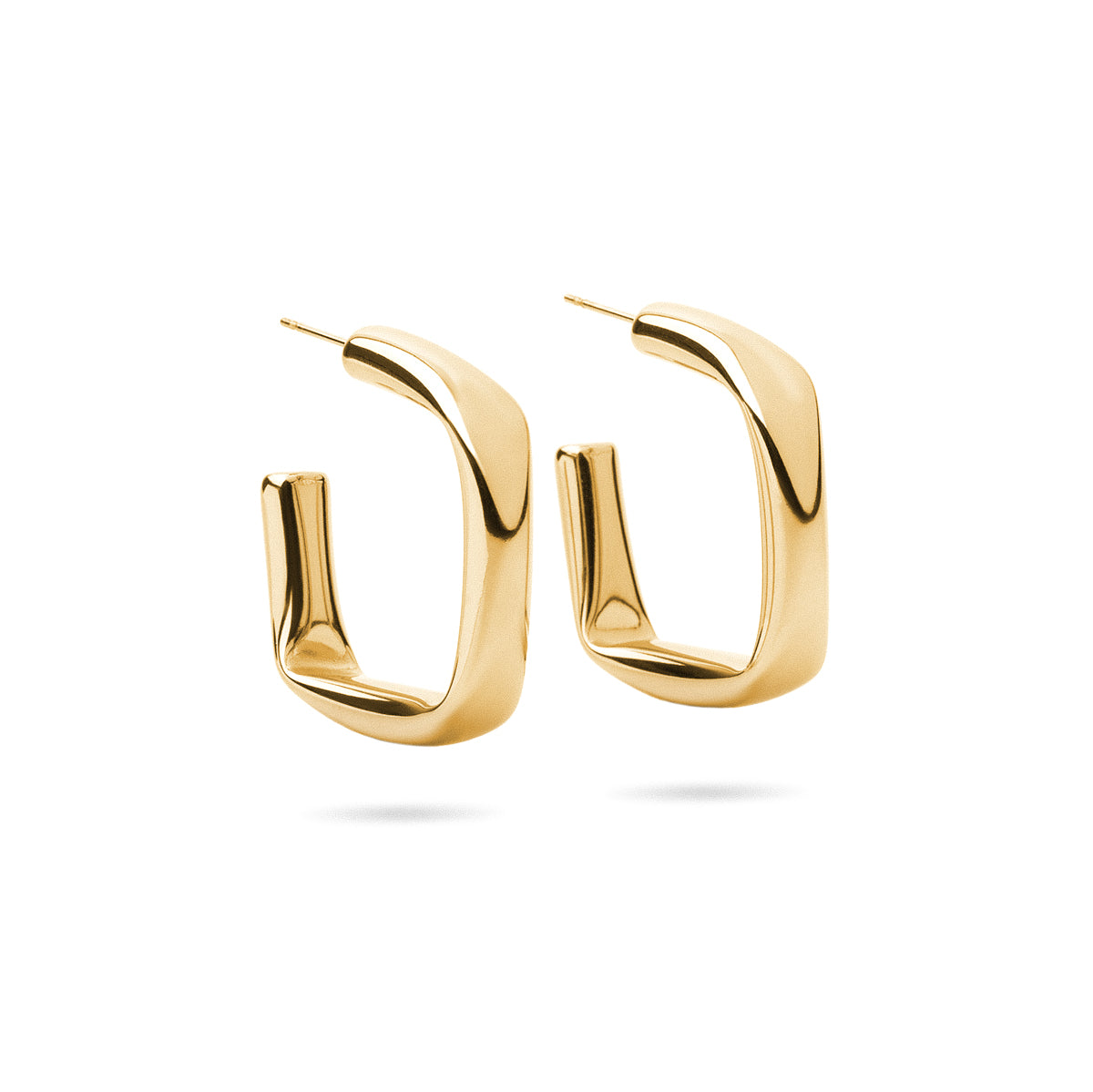 Pendientes Essentials cuadrados Dorado Anartxy
