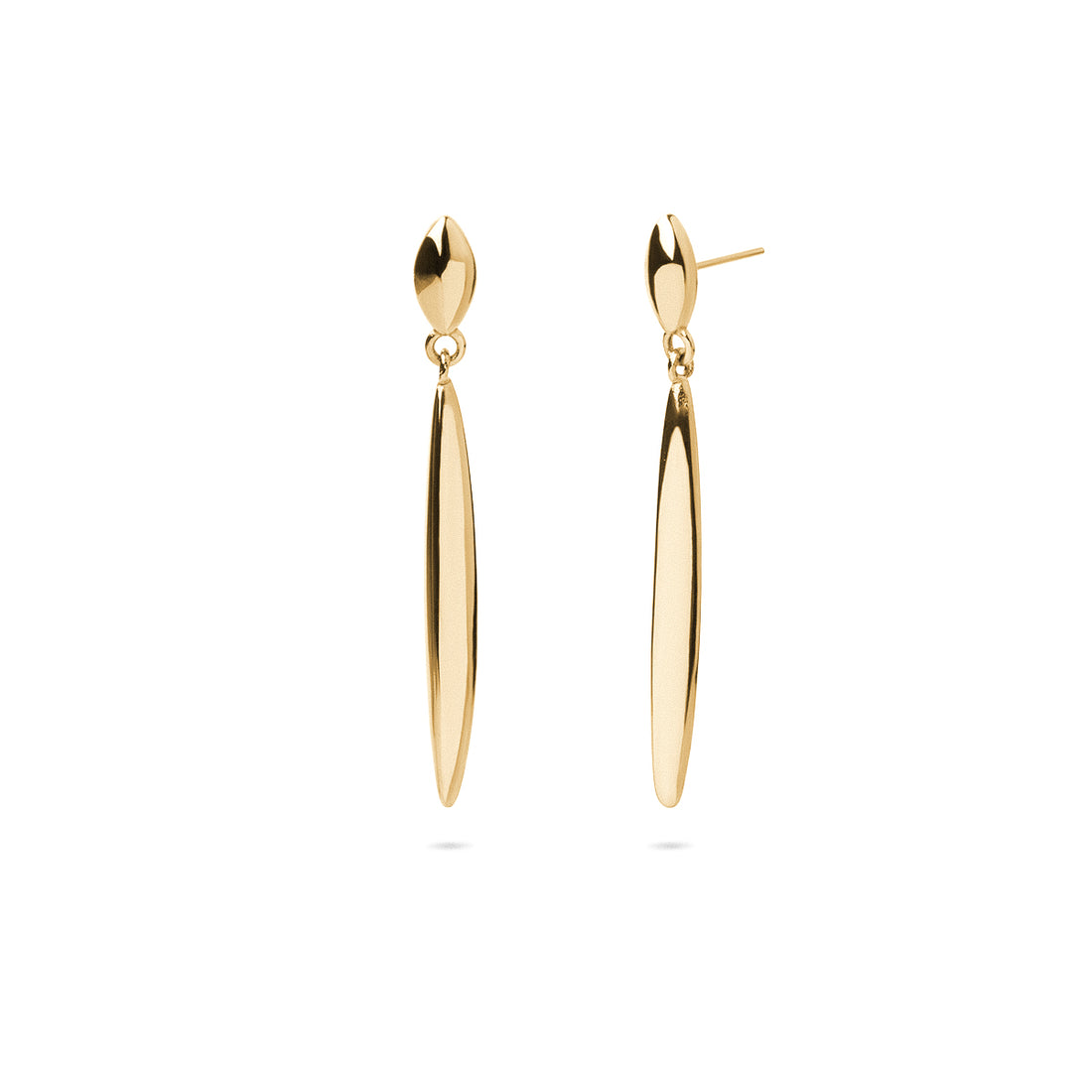 Pendientes Essentials gota alargada Dorado Anartxy