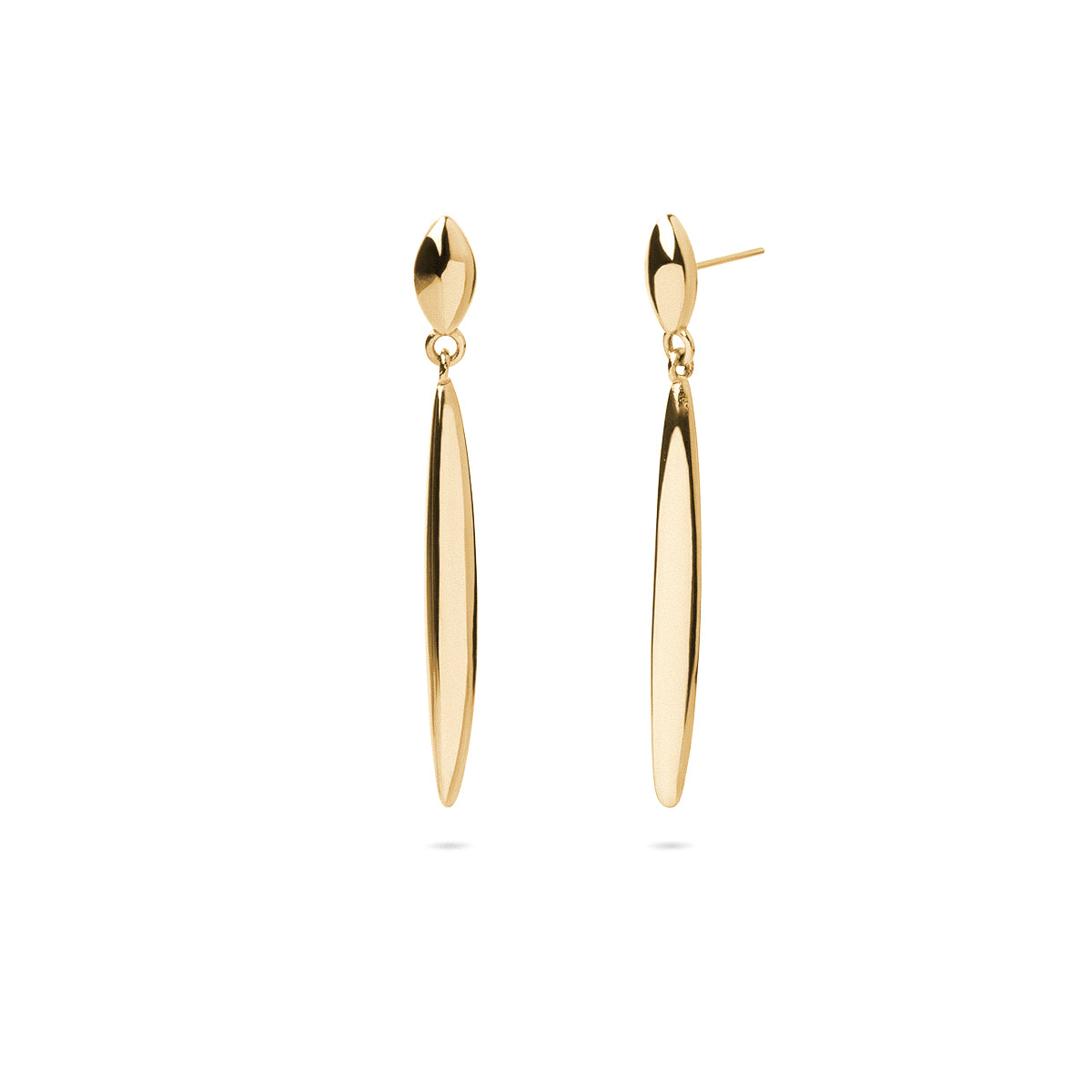 Pendientes Essentials gota alargada Dorado Anartxy