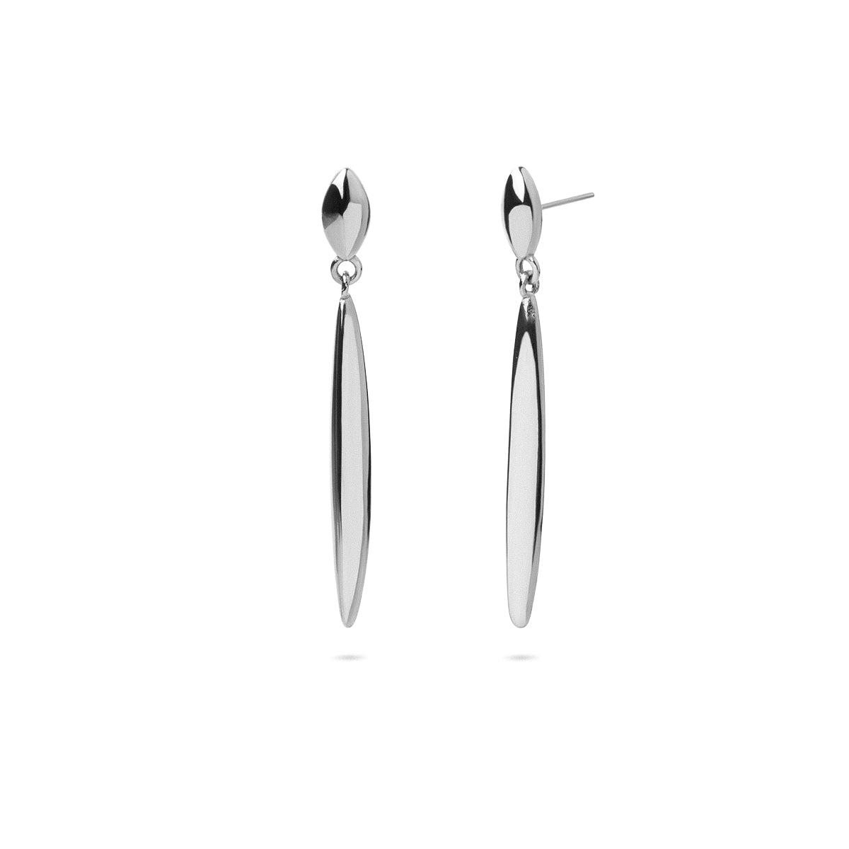 Pendientes Essentials gota alargada Plateado Anartxy