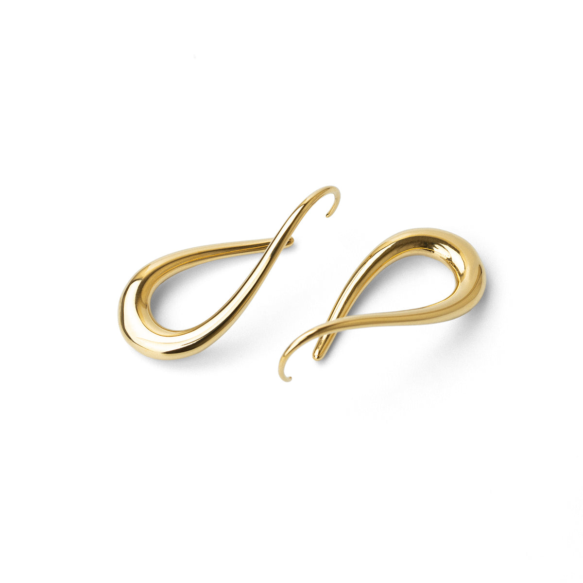 Pendientes Essentials curva Dorado Anartxy