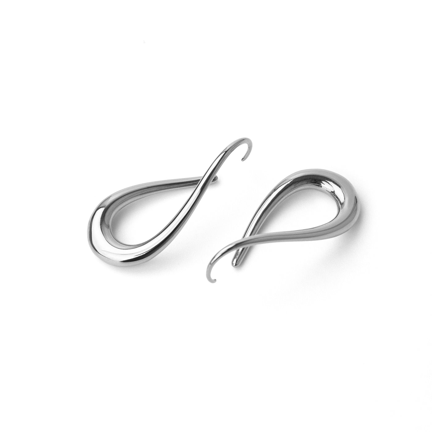 Pendientes Essentials curva Plateado Anartxy
