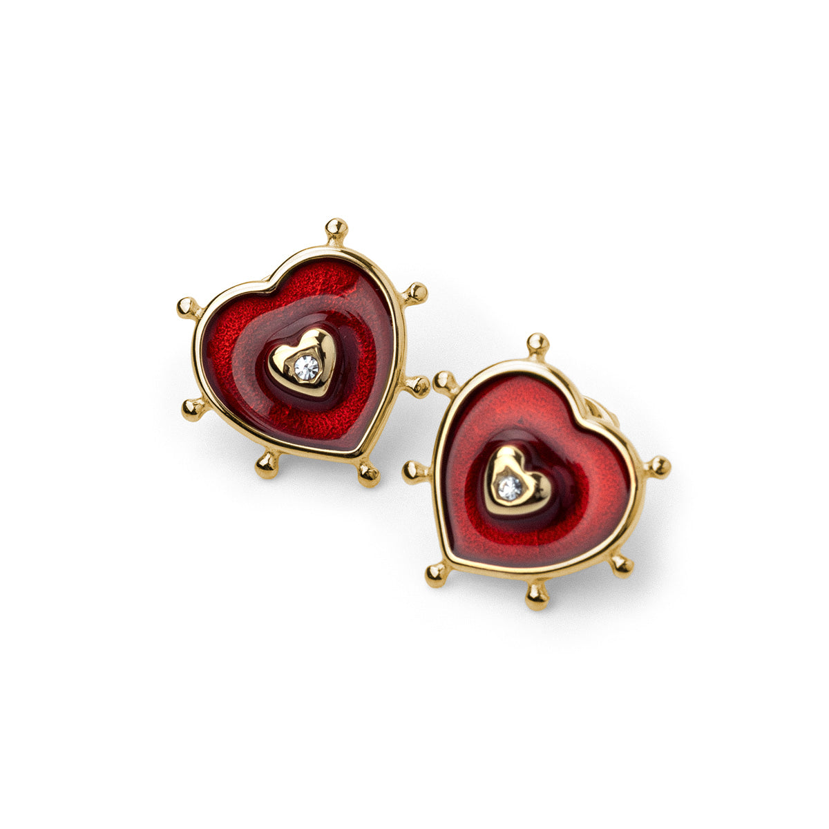 Pendientes corazón sagrado Dorado Anartxy