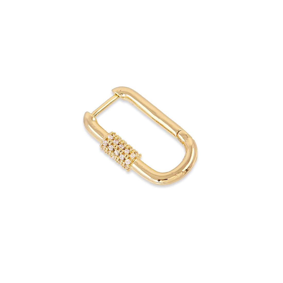 Piercing aro tipo link minimal Dorado Anartxy