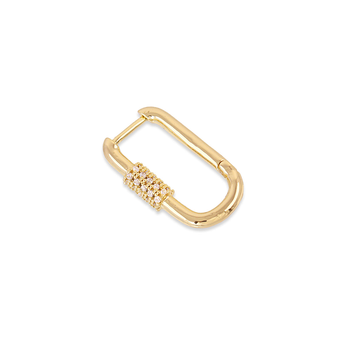 Piercing aro tipo link minimal Dorado Anartxy