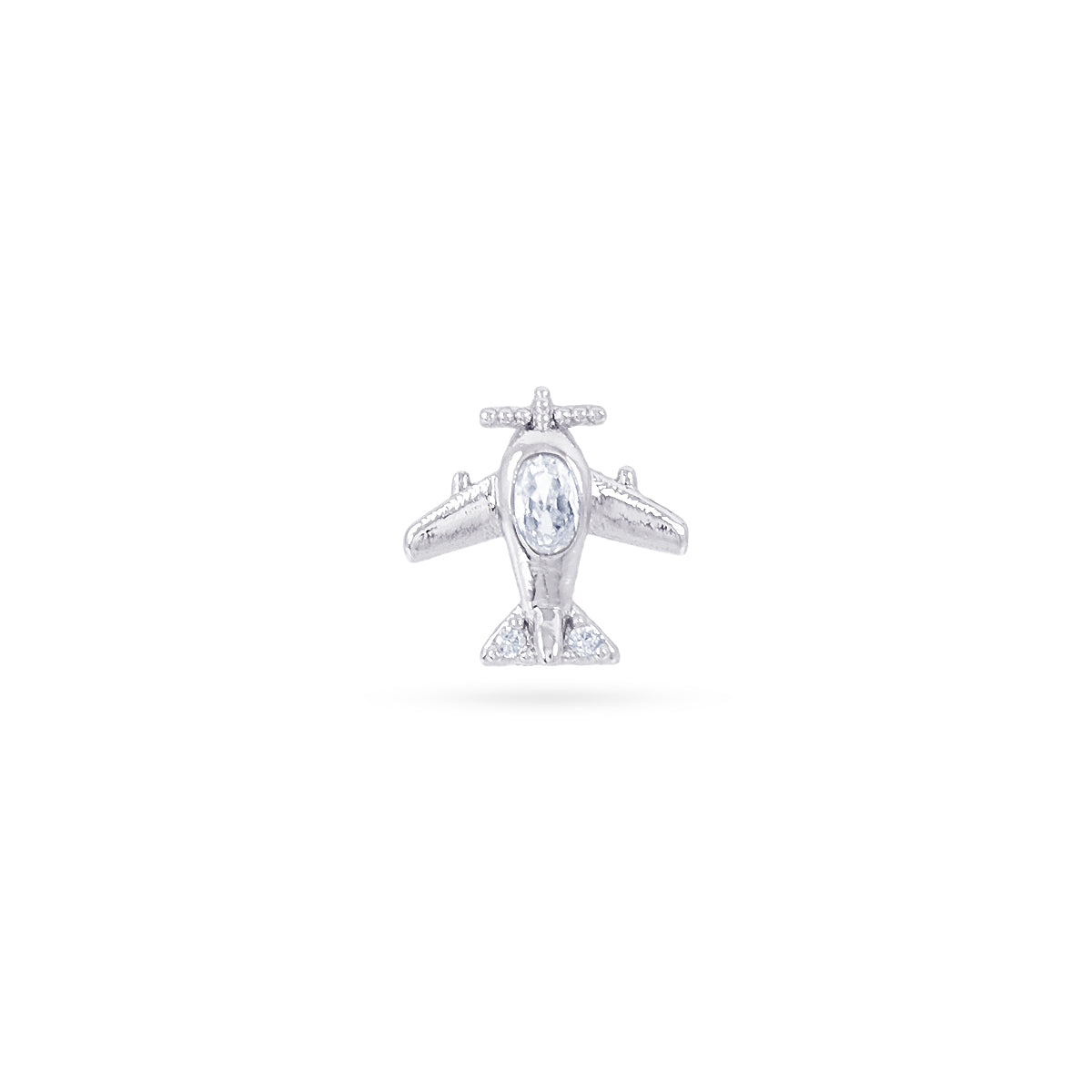 Piercing avioneta circonita Dorado Anartxy