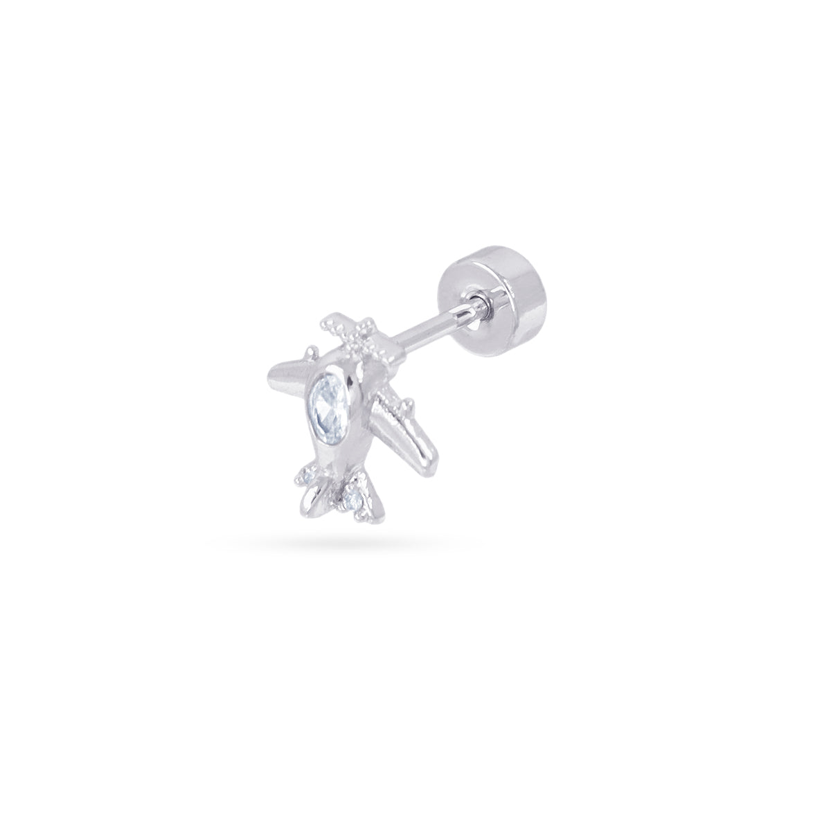 Piercing avioneta circonita Dorado Anartxy