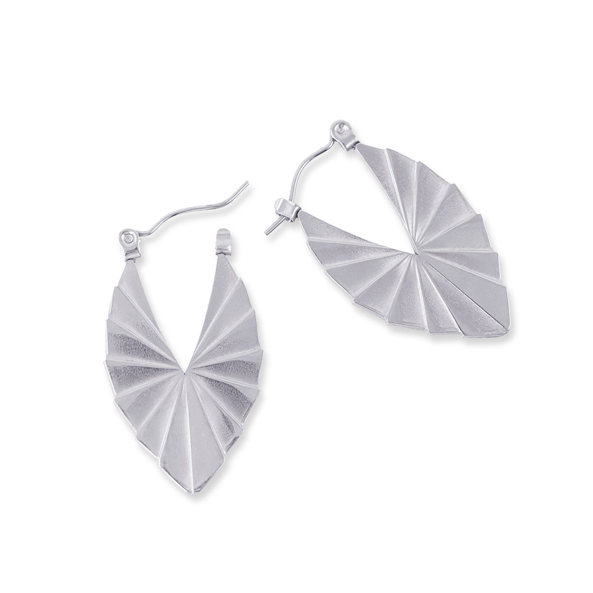 Aros Essentials hoja Plateado Anartxy