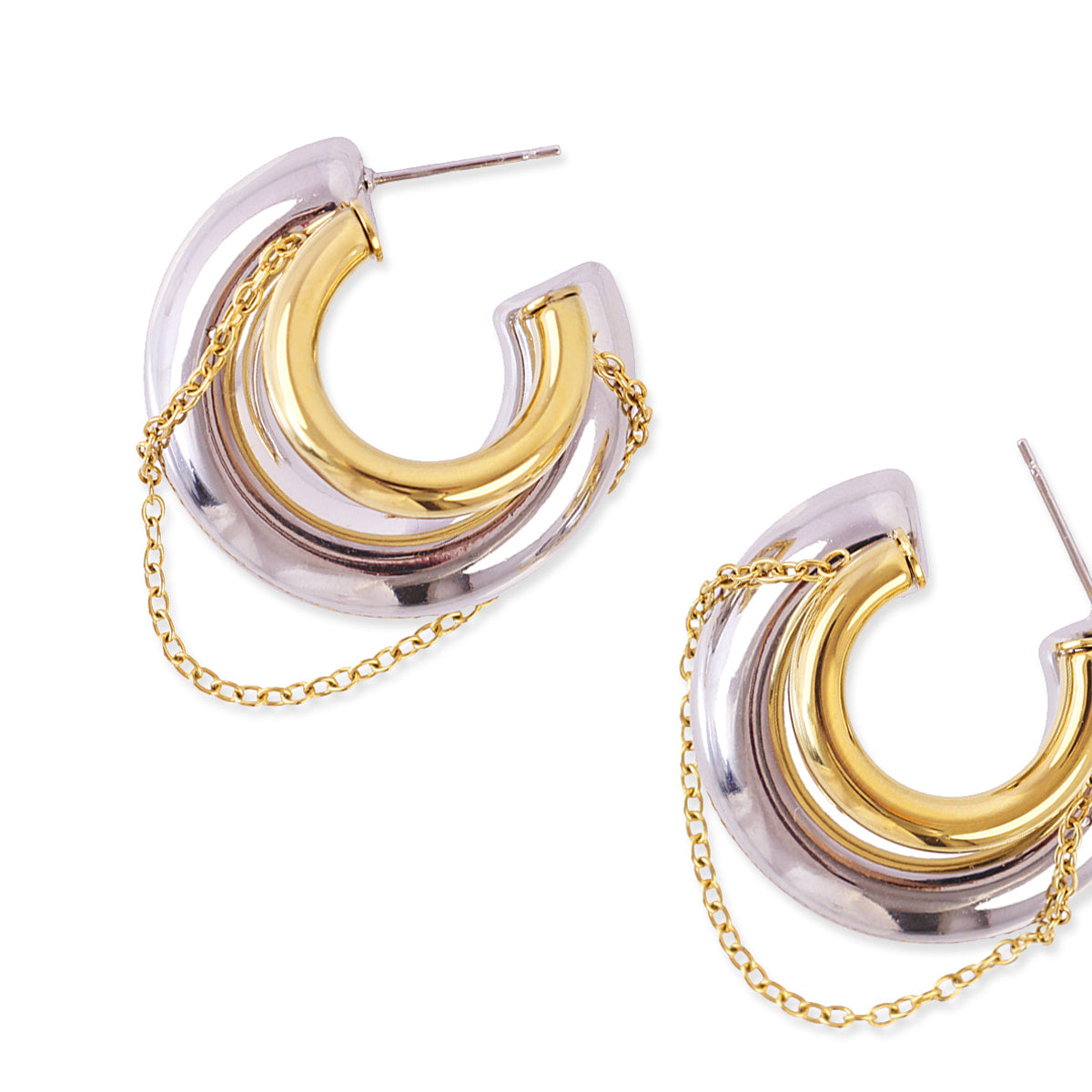 Aros Essentials doble mix Combinado metalizado Anartxy