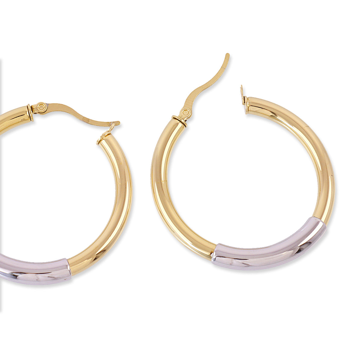 Aros Essentials contraste oro-plata Combinado metalizado Anartxy